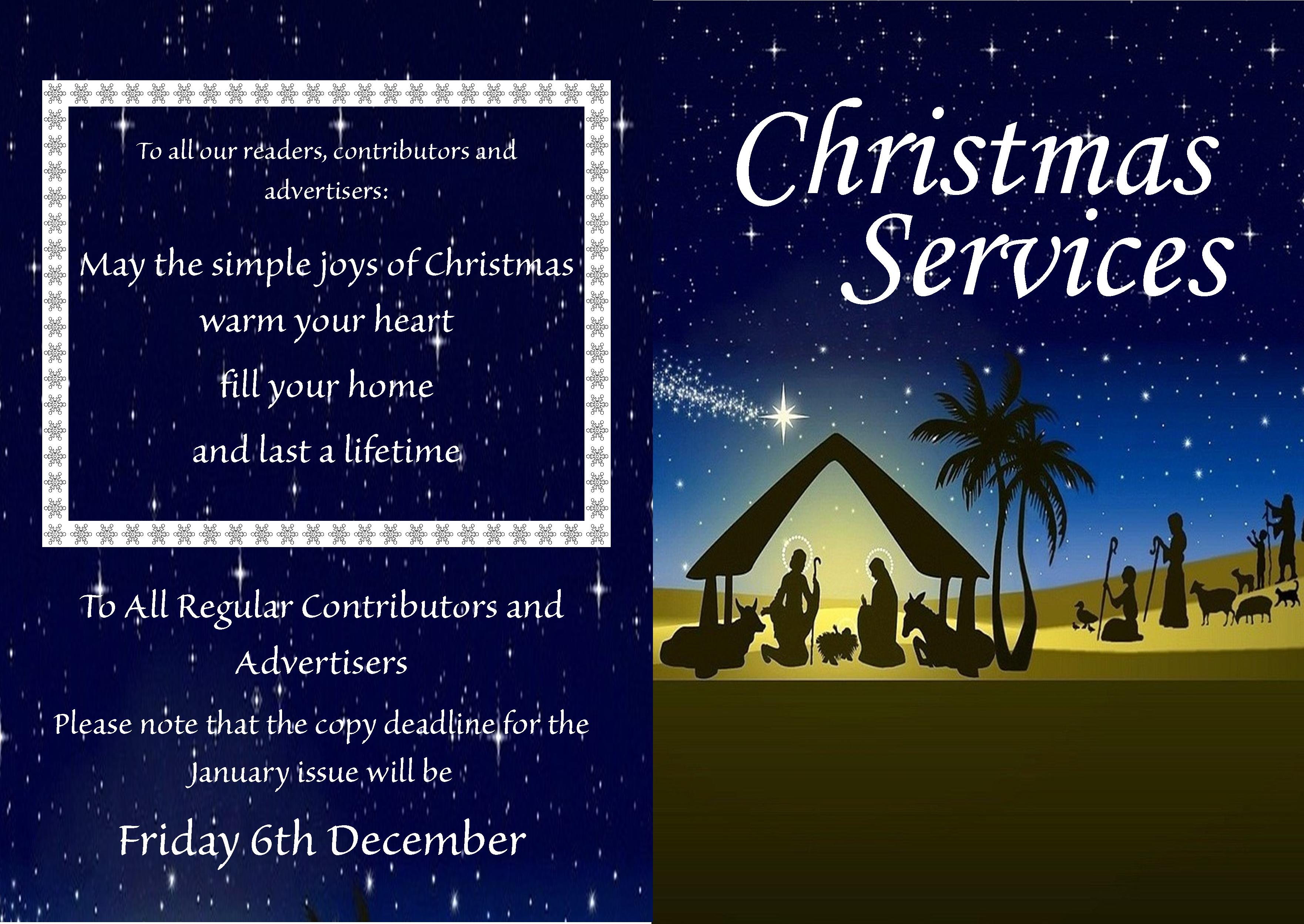 Christmas Services 2019